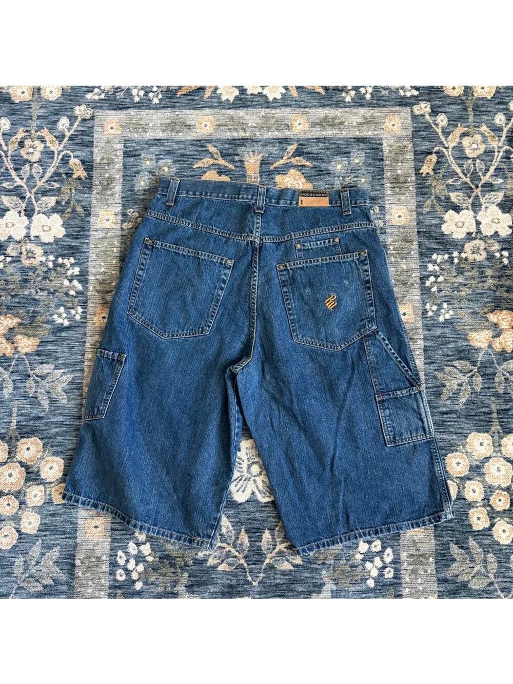 Y2k roco wear baggy jorts